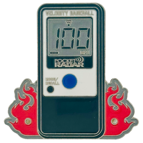 2025 Pocket Radar Flames Enamel Pin with LED lights