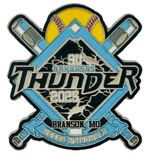 2025 Softball Lightning Nationals Enamel Pin