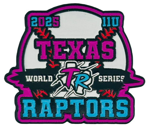 2025 Texas Raptors World Series Baseball Enamel Pin