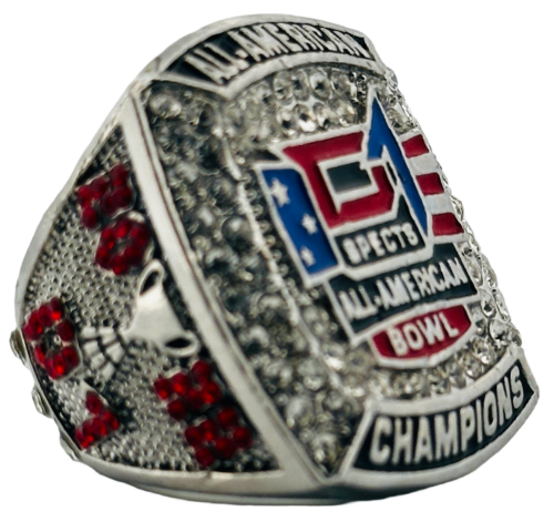 All American Bowl - Left Side of Cooperstown Baseball Diamond Championship Ring
