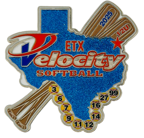 Velocity Softball Custom Ball Pin