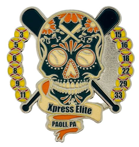 Xpress Elite Custom Ball Pin Sugar Skull