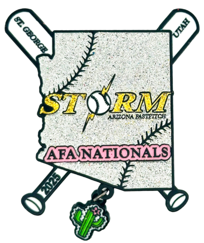 Custom Ball Pins like Storm Nationals Cactus Dangler Enamel Pin