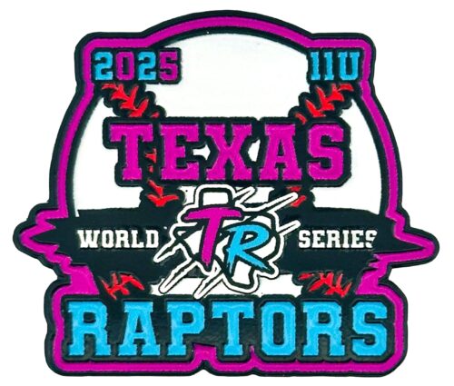 Custom Ball Team Pins - Texas Raptors World Series Baseball Enamel Pin