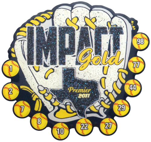 Custom Ball Team Pins - Texas Sudden Impact 10U