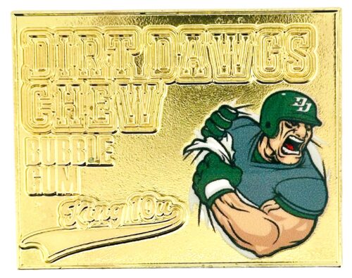 Custom Pin Options like Dirt Dawgs Raw Diecut UV Print Enamel Pin