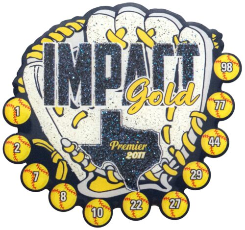 Custom Printed Pins like Texas Sudden Impact 10U