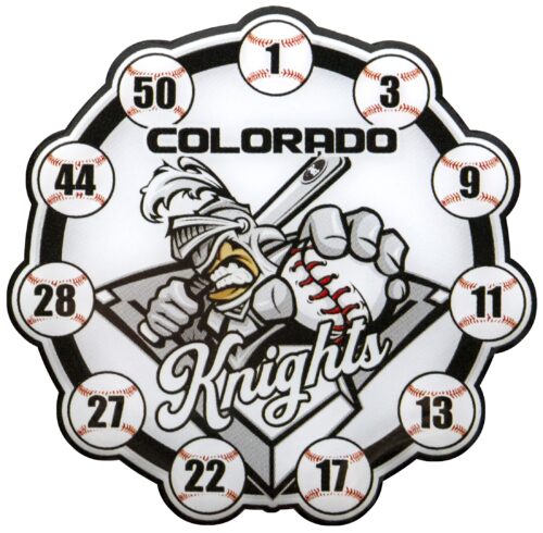 Custom Printed Pins like White Knights 12U AAA