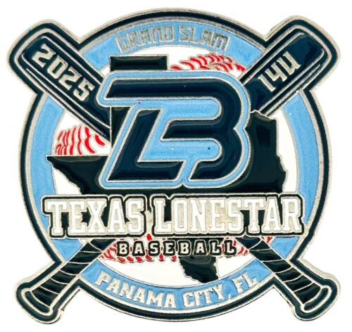 Custom Soft Enamel Pins like Texas Lonestar Baseball Enamel Pin