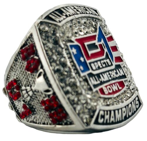 Custom Team Gear like All American Bowl - Left Side of Cooperstown Baseball Diamond Championship Ring