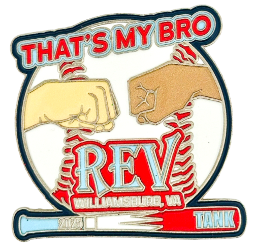 Request a Design like That's My Bro REV Baseball Enamel Pin